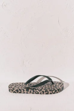 Chanclas anchas animal print
