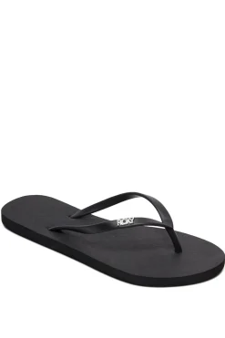 Chanclas tiras logo met&aacute;lico