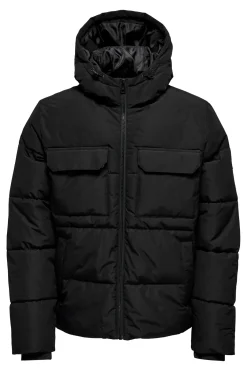 Chaqueta acolchada con capucha