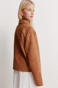 Chaqueta antelina ni&ntilde;a