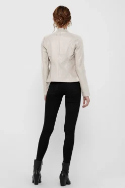 Chaqueta biker piel vegana