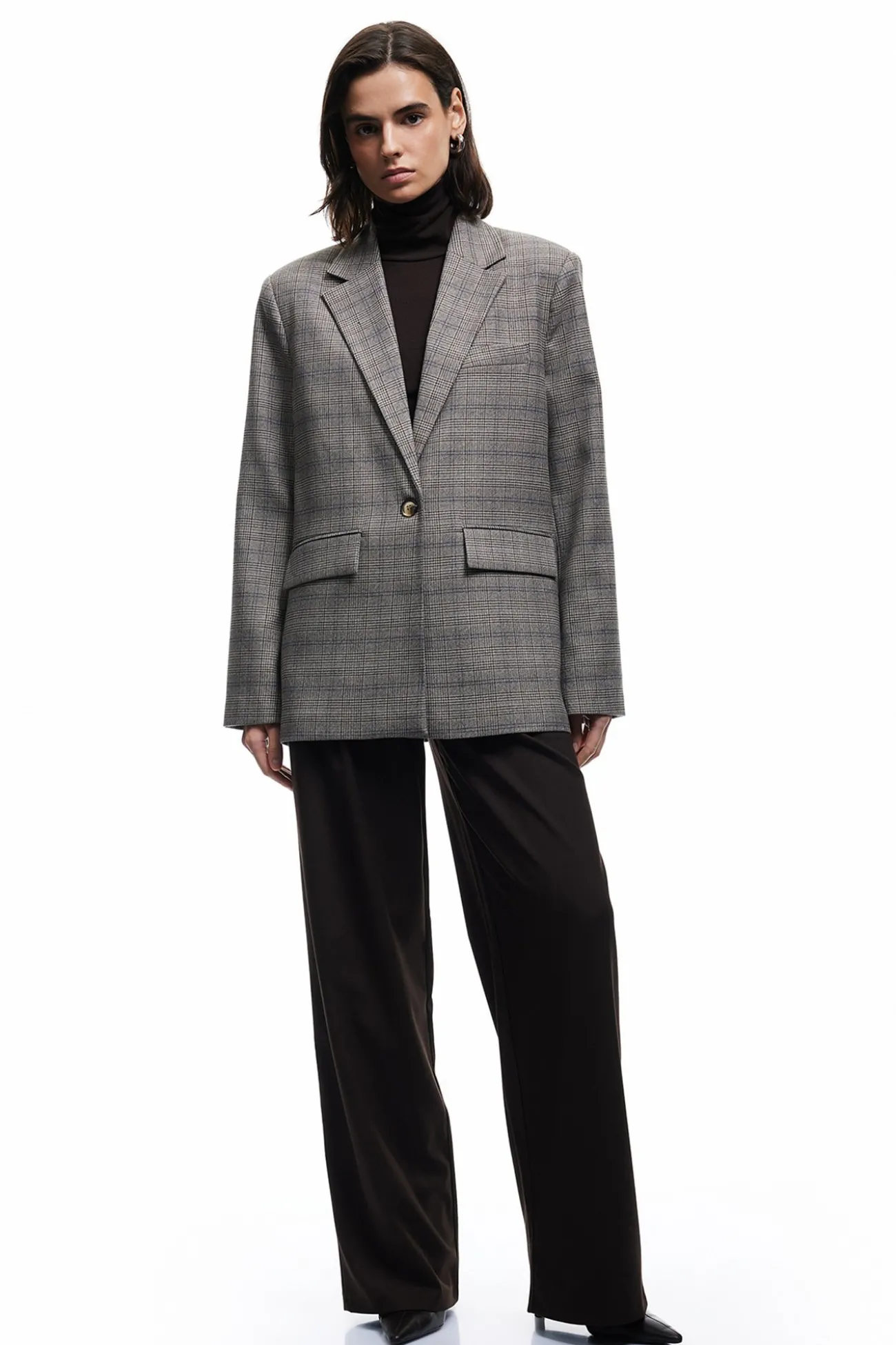 Chaqueta blazer de corte oversize