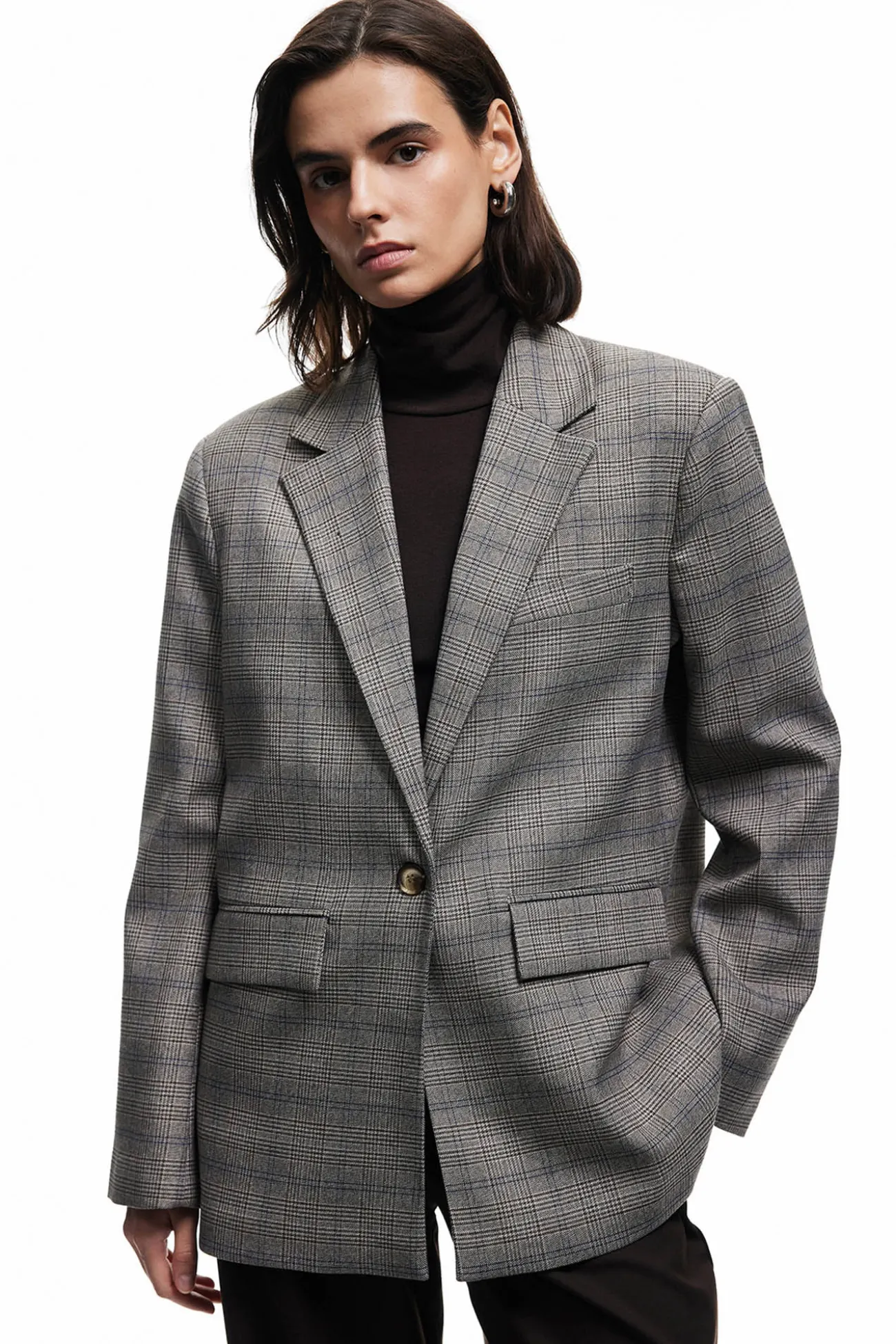 Chaqueta blazer de corte oversize