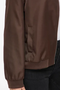 Chaqueta bomber satinada