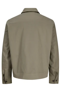 Chaqueta corta de tejido plano