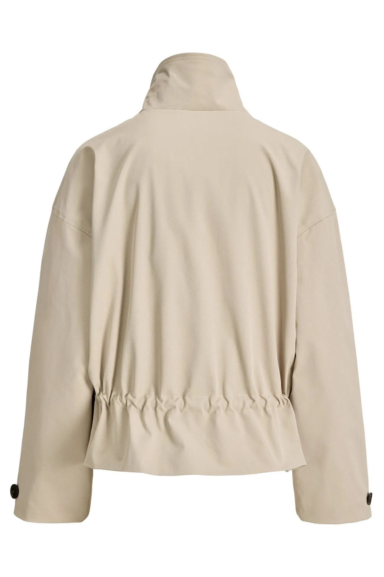 Chaqueta corta tejido plano regular