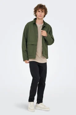 Chaqueta cuello pana