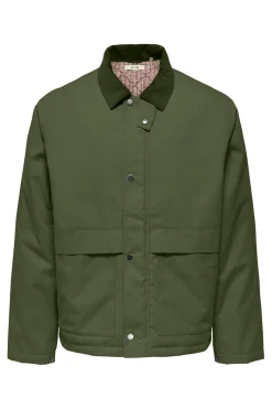 Chaqueta cuello pana