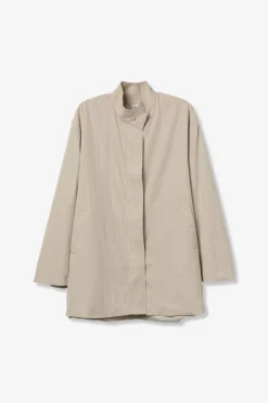 Chaqueta cuello subido oversize
