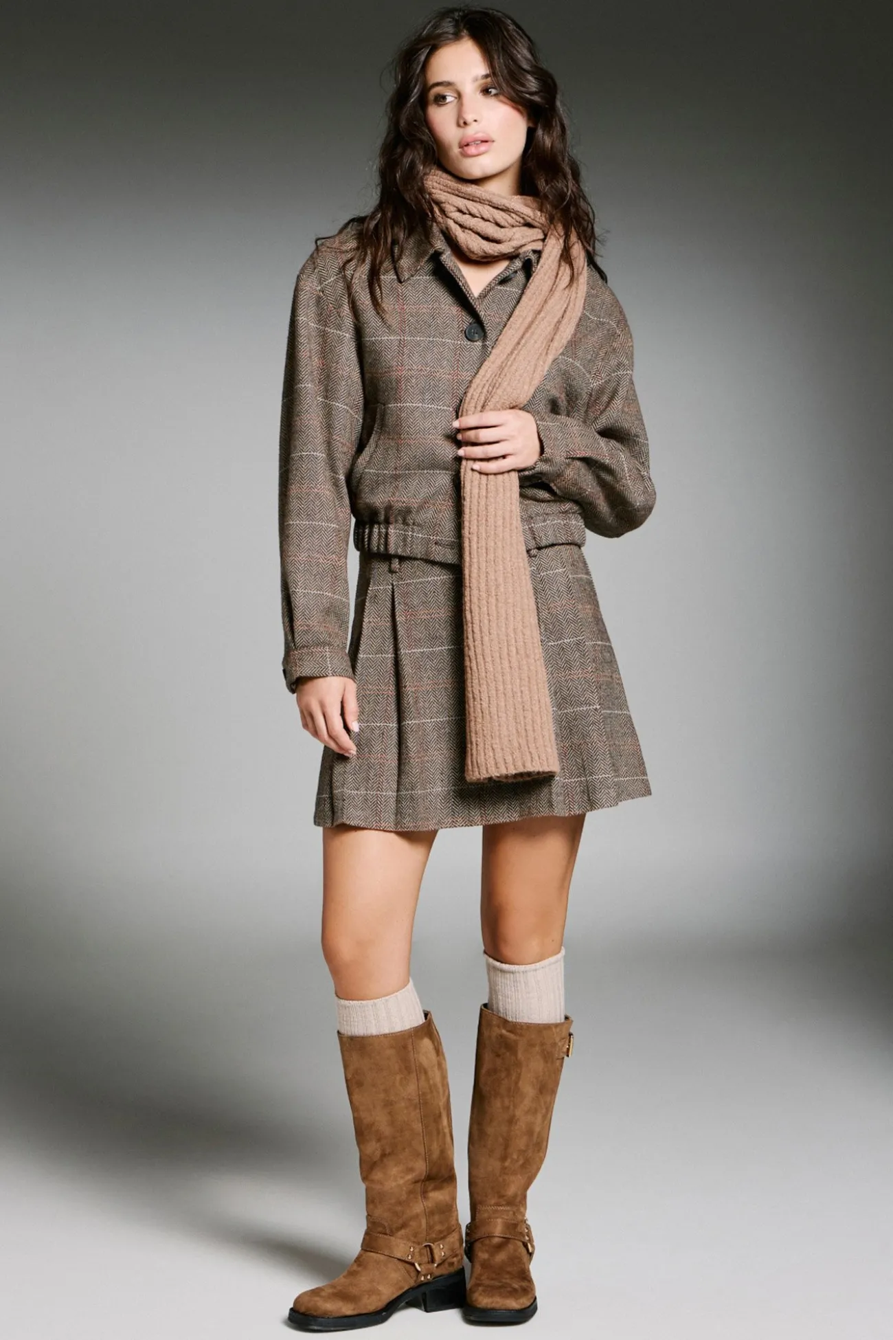 Chaqueta de cuadros