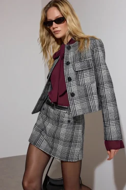 Chaqueta de cuadros