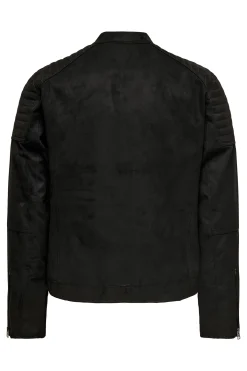 Chaqueta de hombre biker de suede.