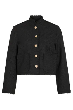 Chaqueta de paño con botones