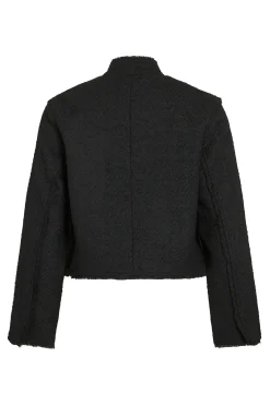 Chaqueta de paño con botones