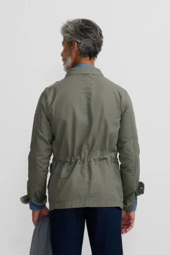 Chaqueta militar parches dye