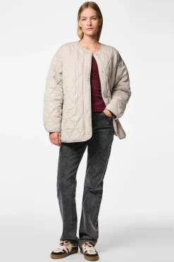 Chaqueta quilted botones