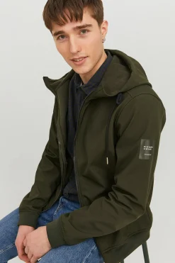 Chaqueta softshell con capucha