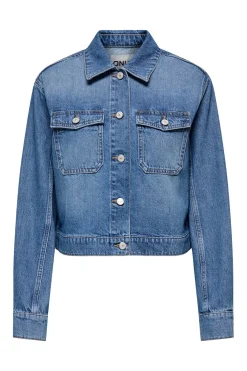 Chaqueta vaquera bolsillos