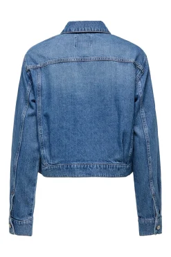 Chaqueta vaquera bolsillos