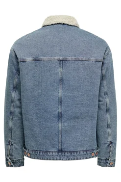 Chaqueta vaquera teddy