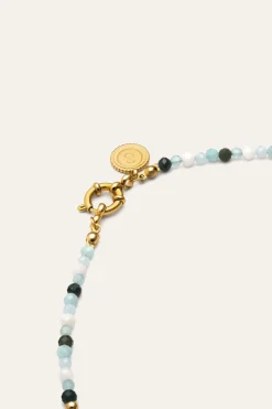 Collar Long Altea Ice Acero Ba&ntilde;o Oro