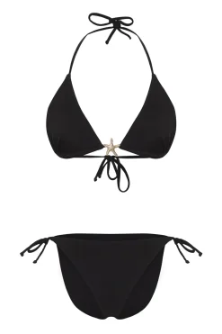 Conjunto de bikini triangular detalle estrella