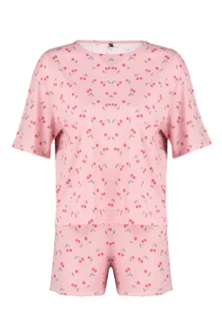 Conjunto de pijama corto cerezas