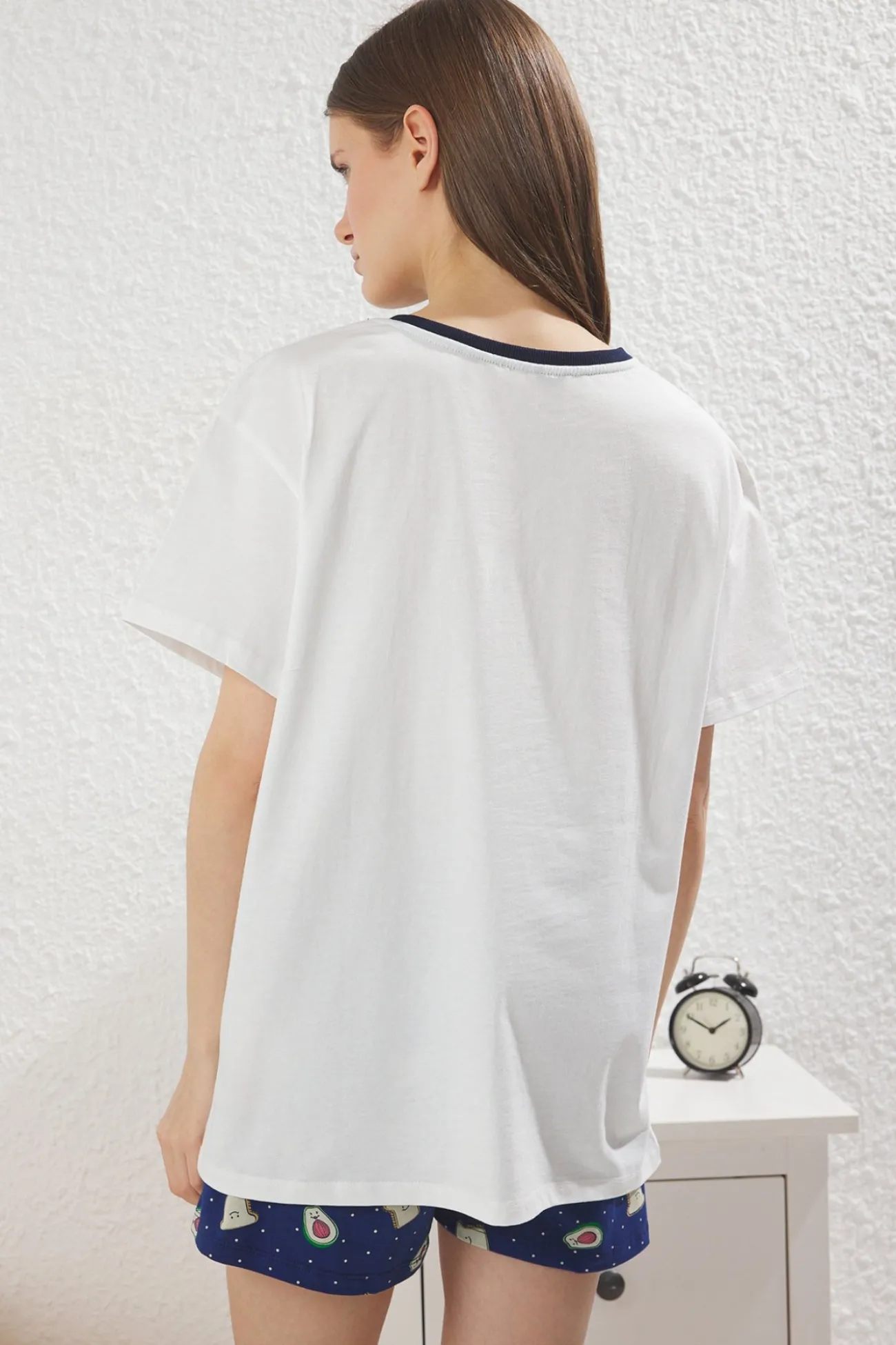 Conjunto de pijama corto aguacates