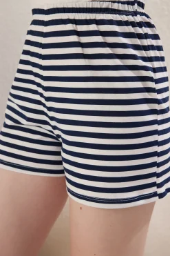 Conjunto de pijama corto rayas cerezas