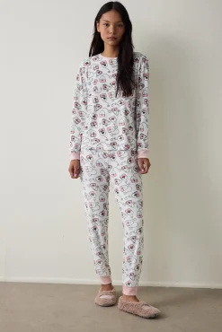 Conjunto de pijama de manga larga Tea Party