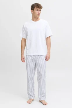 Conjunto pijama pantal&oacute;n largo rayas