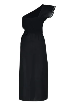 Conjunto top asim&eacute;trico y falda