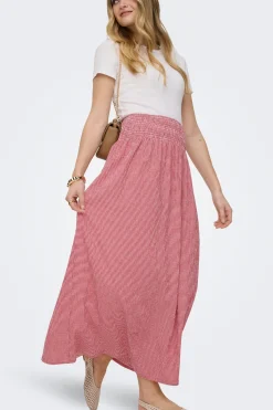 Falda larga vichy