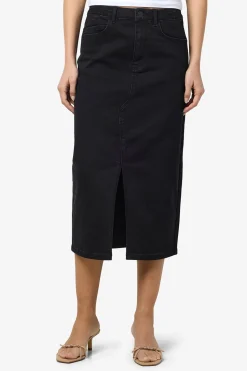 Falda midi denim