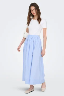 Falda midi rayas