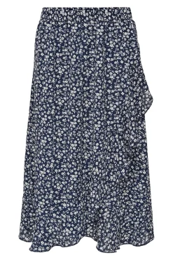 Falda midi volante