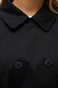 Gabardina 3/4 con cintur&oacute;n mujer