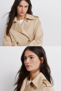 Gabardina corta