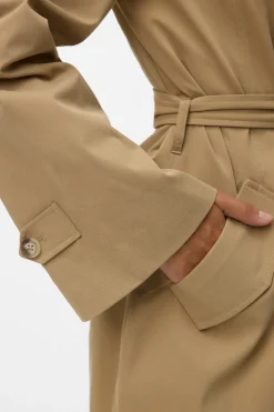 Gabardina midi