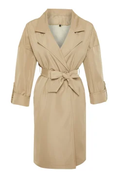 Gabardina oversize larga