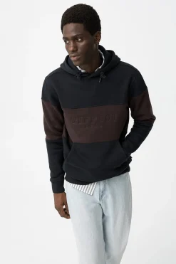 Hoodie con Bordado Frontal