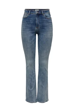 Jeans Flare Tiro Alto