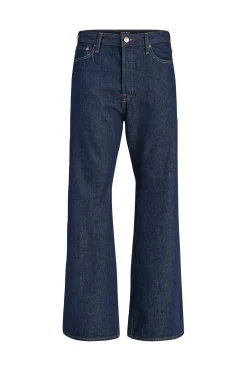 Jeans flare tiro alto algod&oacute;n