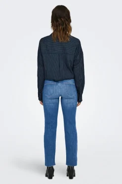 Jeans flared crop