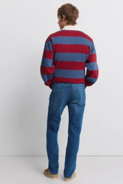 Jeans lavado medio slim fit