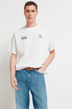 Jeans lavado medio straight fit