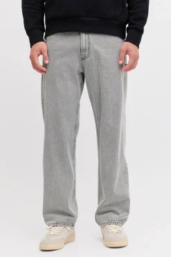 Jeans loose tiro medio vaquero