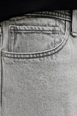 Jeans loose tiro medio vaquero