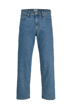 Jeans loose tiro medio vaquero