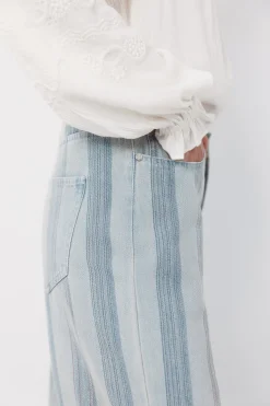 Jeans rayas Recto